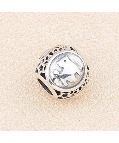 925 Sterling Silver Zodiac Constellation Sign Bead Charm fit Pandora Chamilia Bracelet Necklace (Capricorn) Taurus $7.17 Brac...