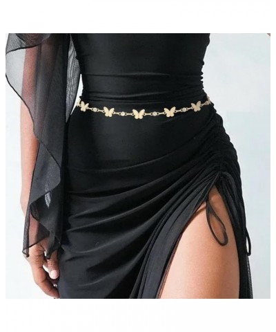 Boho Rhinestone Waist Chain Belt Crystal Layered Gold Belly Chains Sun Pendant Adjustable Bikini Dress Chain Belts Body Jewel...