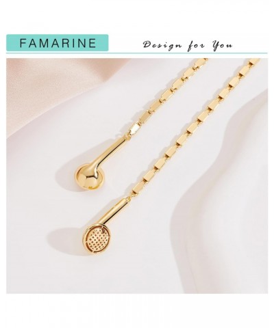 Gold Y Necklace Long Headphone Chain Necklace for Women Men Fashion Hip Hop Music Necklace $7.50 Necklaces