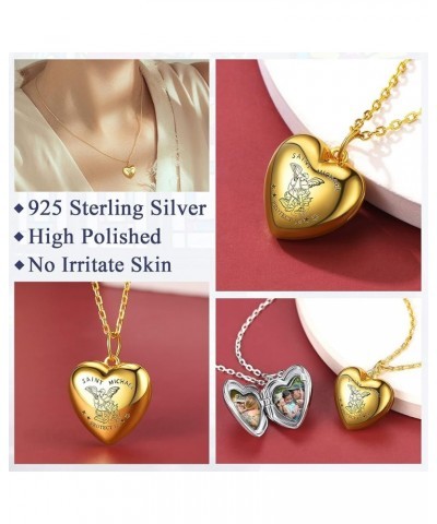 Sterling Silver Heart Locket Women Girls Small Picture Custom Lockets Pendant Necklace with Gift Packaging 22.0 Inches St Mic...