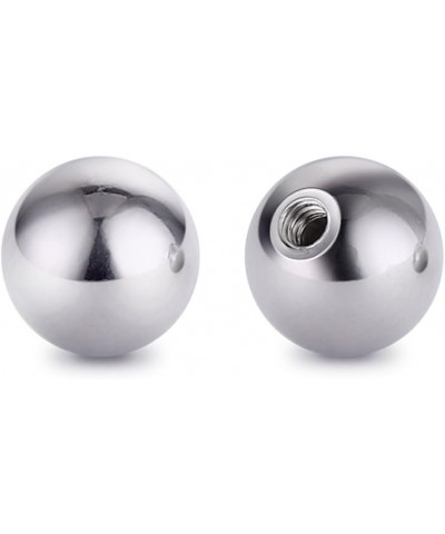 Threaded 316L Steel Replacement Balls Piercing Parts for Body Jewelry 14G 16G Barbell 10pcs 16G 3mm $7.19 Body Jewelry