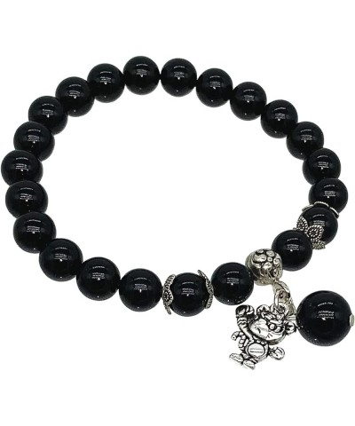 Feng Shui Handmade Chinese Zodiac Black Agate Beads Bracelet Amulet Tiger $10.07 Bracelets