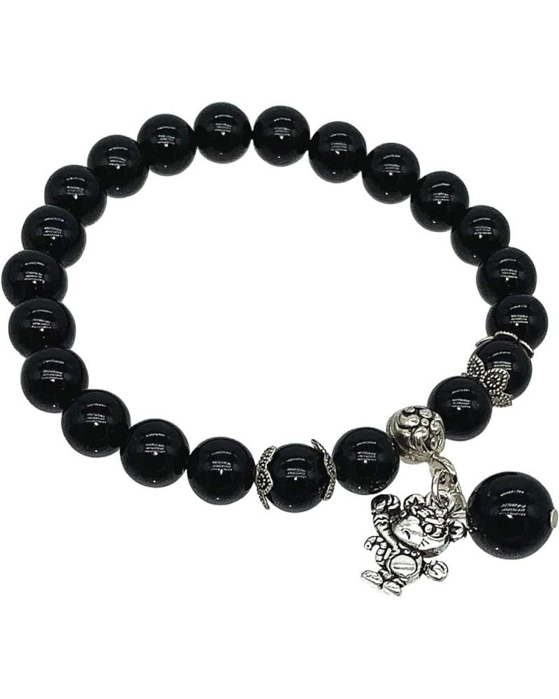 Feng Shui Handmade Chinese Zodiac Black Agate Beads Bracelet Amulet Tiger $10.07 Bracelets