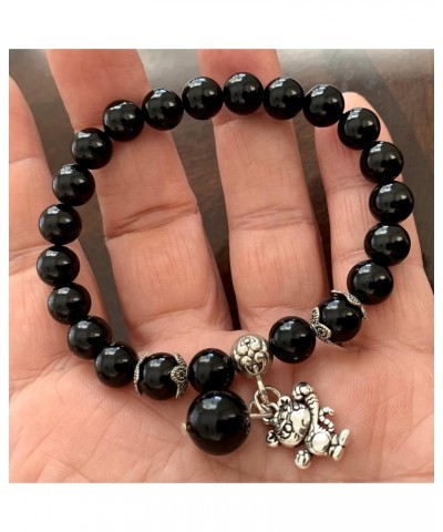 Feng Shui Handmade Chinese Zodiac Black Agate Beads Bracelet Amulet Tiger $10.07 Bracelets