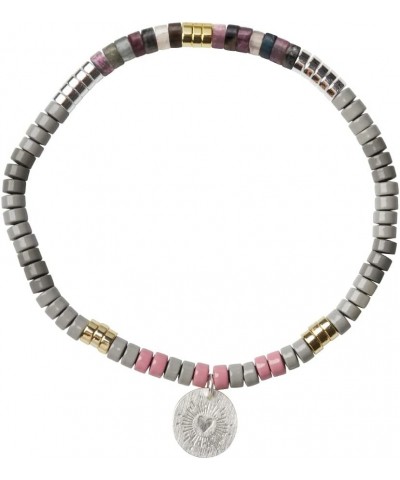 Intention Charm Bracelet - Tourmaline/Silver $11.61 Bracelets