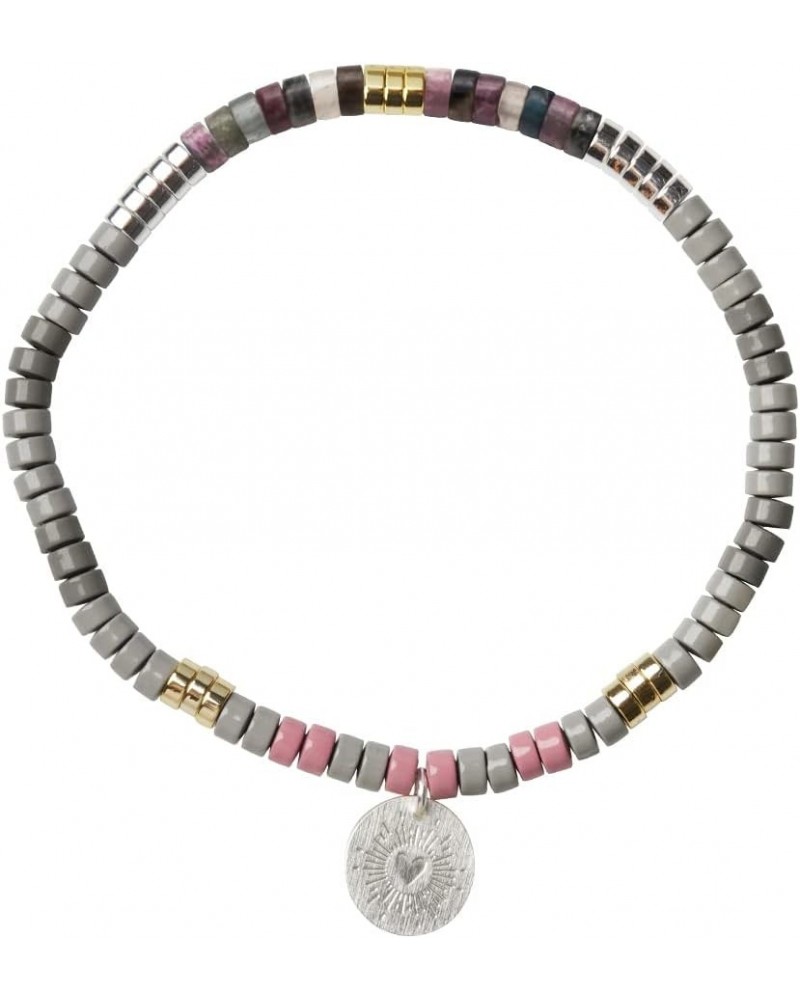 Intention Charm Bracelet - Tourmaline/Silver $11.61 Bracelets