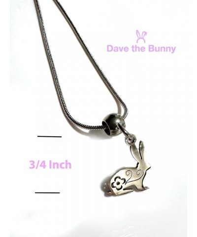 Bunny Necklace - Rabbit Necklace as a Nice Silver Bunny Necklace for Women a Great Necklace Bunny Gift for a Bunny Birthday a...