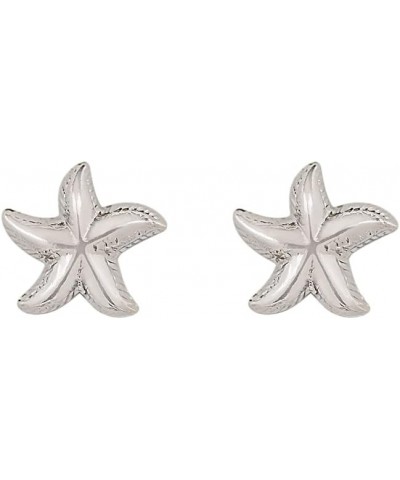 Spirit Silver Tone Starfish Stud Earrings $9.45 Earrings