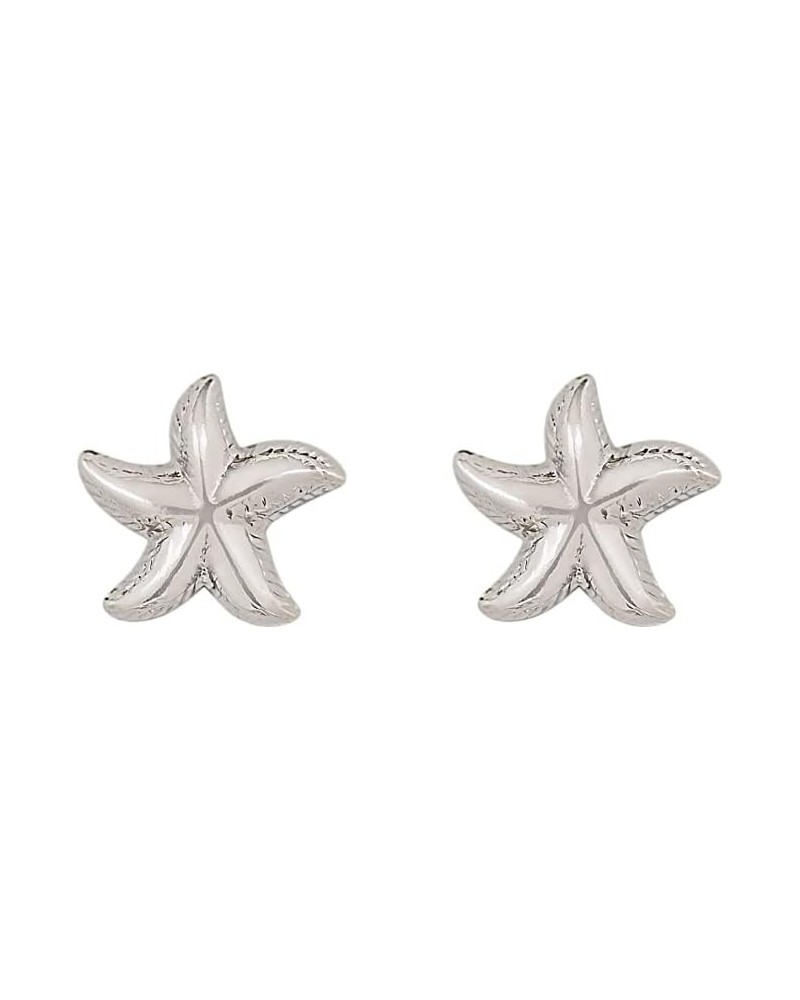 Spirit Silver Tone Starfish Stud Earrings $9.45 Earrings