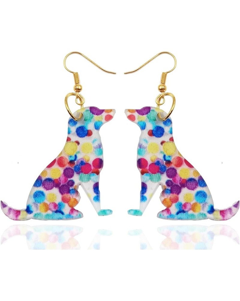 Cat Dog Book Earrings For Women Acrylic Bookshelf Earrings Book Lovers Dangle Earrings Teacher Earrings Gifts for Women jackd...