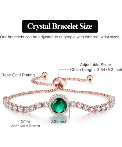 Tennis Bracelets for Women, Birthstone Horoscopet Slider Bracelets Trendy Jewelry Perfect for Birthday Gifts Thanksgiving Day...