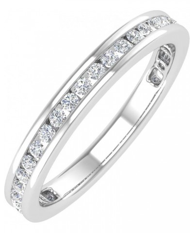 1/3 Carat Channel Set Diamond Gold Wedding Band Ring in 10K Solid Gold White Gold $99.00 Bracelets