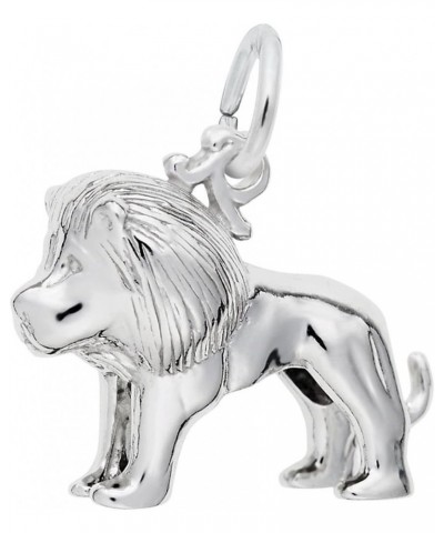 Rembrandt Small Lion Charm 14K White Gold $18.00 Bracelets