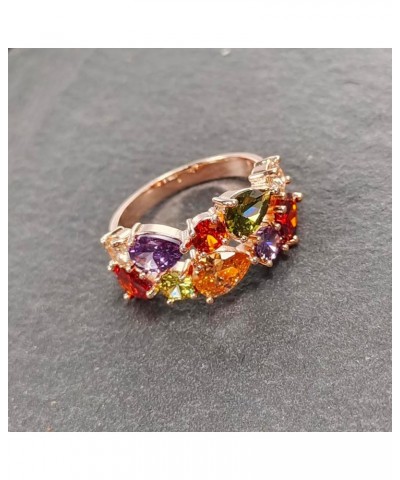 Bangle Bracelets for Women,Created Garnet Amethyst Peridot Morganite Gemstone Necklace Earrings Ring Bracelets Rose Gold Plat...