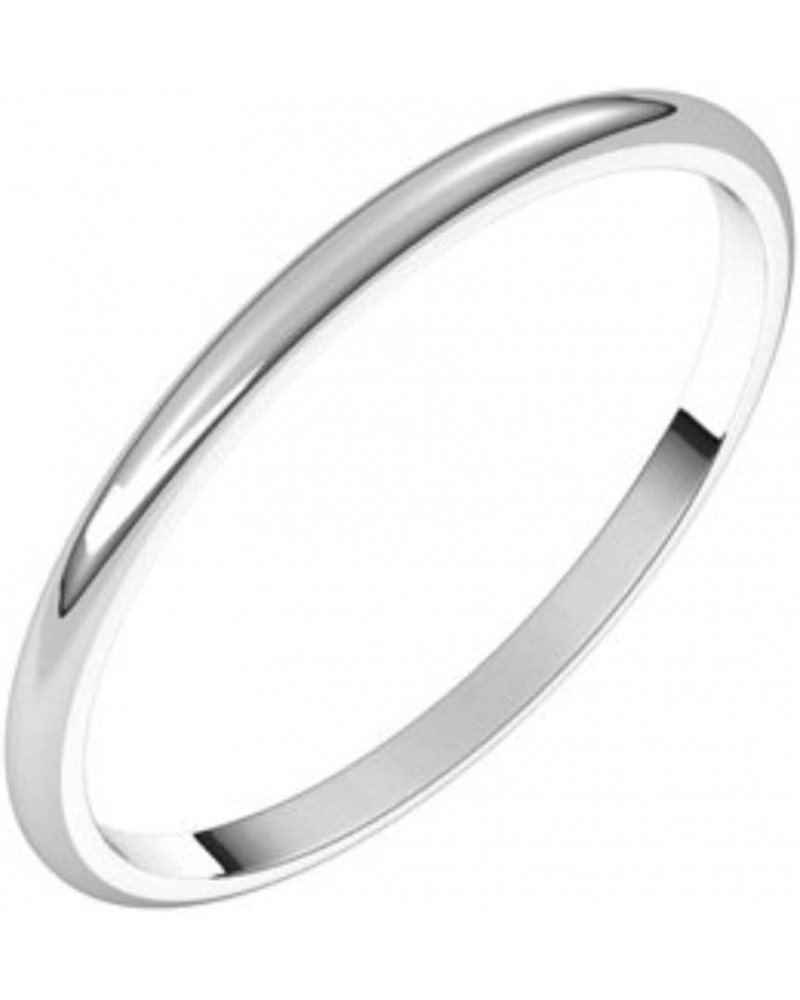 14K 10K Gold, Platinum or Sterling Silver Half Round Light Wedding Band Ring for Women Size 6.5 Stamp- 14k, Width- 1.5 mm $67...