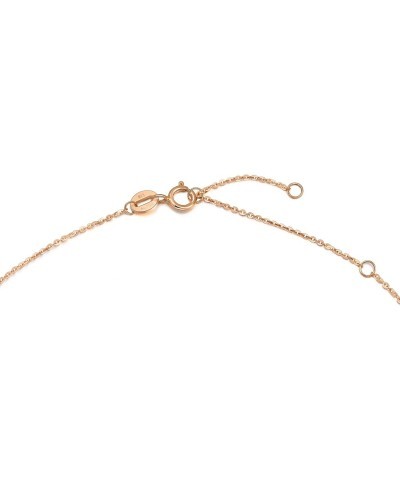 Delicate Gold 18K Rose Gold & Mother of Pearl Flowers Duo Necklace for Women and Girls 92829N | 18.5 Inches, (47 CM) $142.35 ...