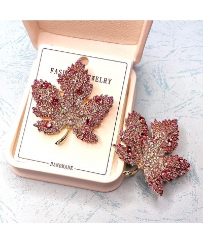 Maple Leaf Brooch Pins for Women, Women's Brooch, Brooches Jewelry Accessories for Wedding, Anniversary, Banquet Maple leaf $...