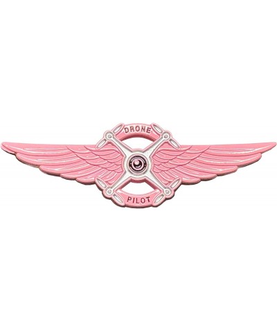 CL2-011 Full size Ladies Pink UAS FAA Commercial Drone Pilot Wings pin Breast Cancer Awareness $11.99 Brooches & Pins