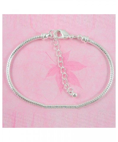 10pcs White Silver Plated Lobster European Style Snake Chain Bracelet fit Charm Beads 6.3 16 CM 5pcs $11.54 Bracelets