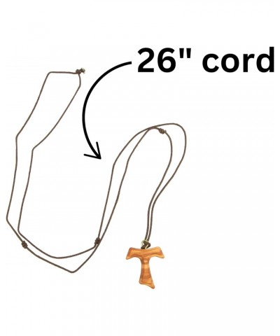 Wood Cross Pendant, Necklace Cord Included, Religious Keepsake for Loved Ones, 1.25 Inches $8.61 Necklaces