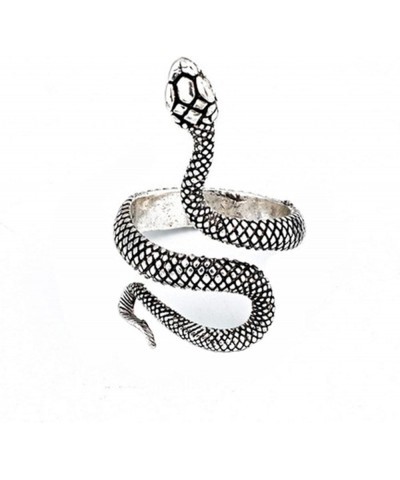 Snake Ring for Women Vintage Animal Cobra Rings Adjustable Snake Ring Silver Snake Ring $7.50 Rings