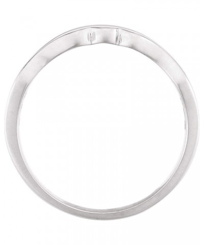 Lattice Design Ring Band (Width - 11mm) Platinum $205.54 Rings