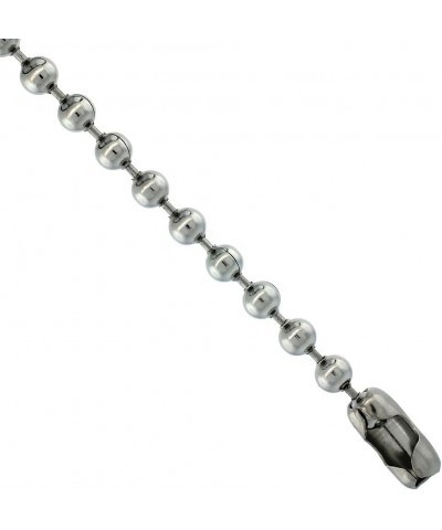 Stainless Steel Bead Ball Chain 5 mm Thick, Necklaces Bracelets & Anklets 7.5 Inches $11.37 Necklaces