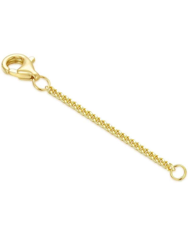 10k 14k Real Gold 1"/1.5"/2"/2.5"/3"/4"/5" Necklace Extender, Necklace Bracelet Extender Chain, Durable Gold Extender Chain, ...