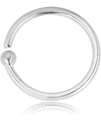 14K Gold 5/16" Nose Ring Body Jewelry (20 Gauge) White Gold $26.40 Body Jewelry