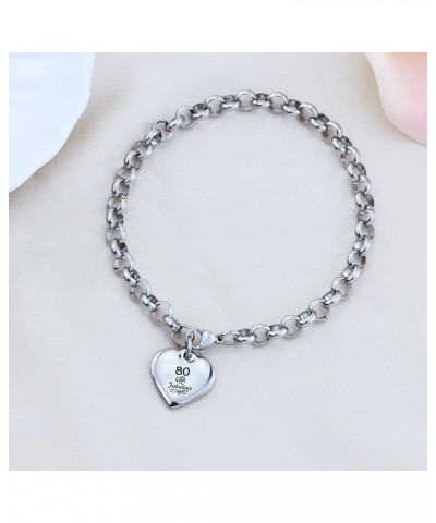 Happy Birthday Gifts Bracelet Heart Charm Birthday Bracelets Gift for Women Teen Girls 11th 12th 13th 14th 15th 16th 17th 18t...