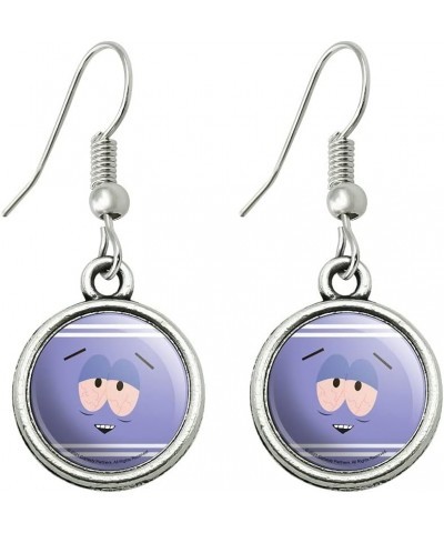 South Park Towlie Novelty Dangling Drop Charm Earrings Chrome $9.89 Earrings