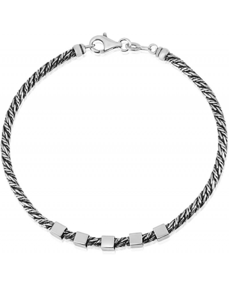 GENOA - Italian 925 Sterling Silver Bracelet for Men and Women - Sizes 7 to 10 Inches 7.0 Inches $51.45 Bracelets