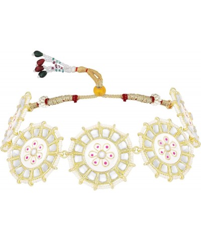 Indian Ethnic Wedding Wear Necklace Set White 6 $15.36 Jewelry Sets