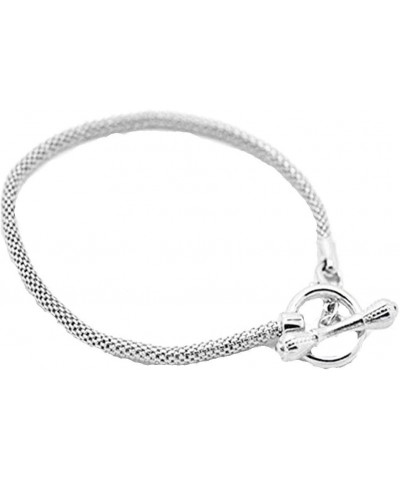 Toggle Clasp European Charm Bracelet 7.0 in $7.64 Bracelets