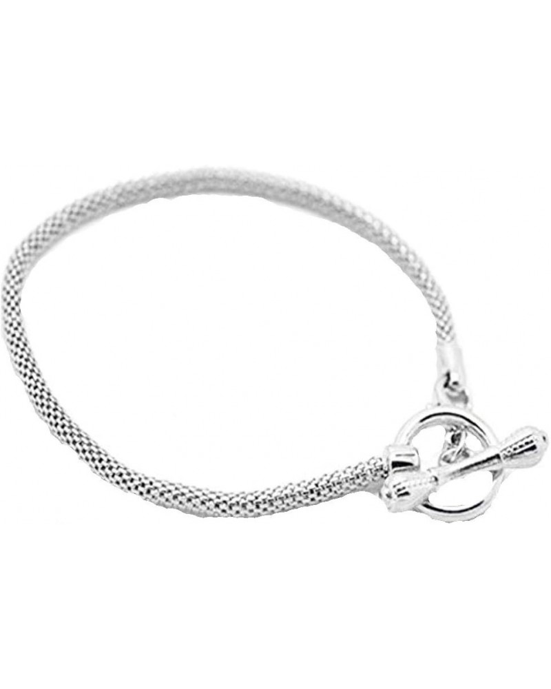 Toggle Clasp European Charm Bracelet 7.0 in $7.64 Bracelets