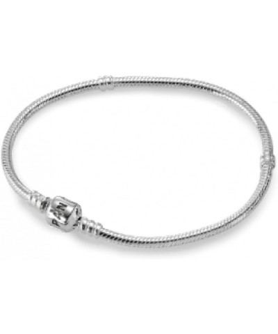 Jewelry Iconic Moments Snake Chain Charm Bracelet 9 Inches Sterling Silver $29.62 Bracelets