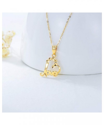 10K 14K Gold Pearl Necklace Flower Necklace Flower Jewelry Birth Flower Pendant Gift for women (18K Heart Necklace) $63.55 Ne...