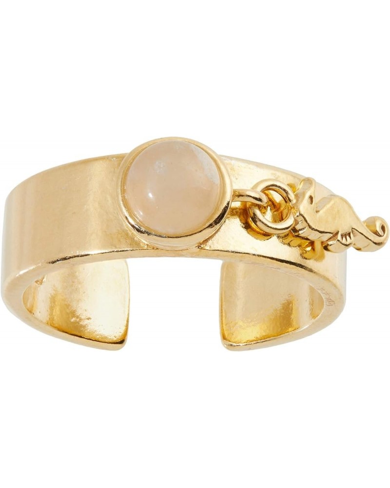 Seahorse Adjustable Ring One Size Gold/Neutral $16.17 Rings