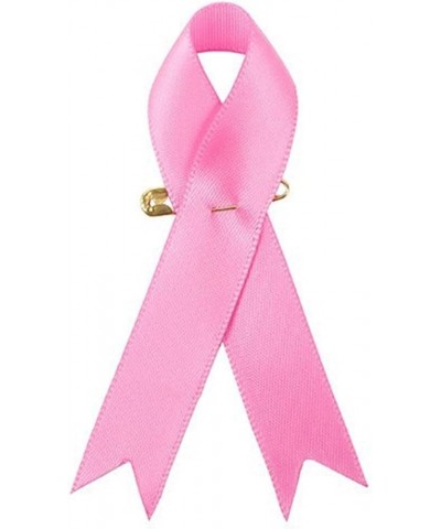 Brooch for Women, 200Pcs Stylish Ribbon Pins Love Breasts Pins with Safety Pins for Charity Event Supplies Cancers Awareness ...