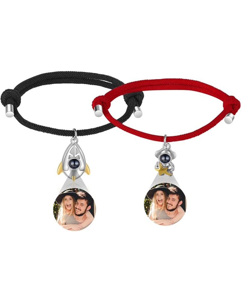 Couple Projection Bracelet Personalized Couple Bracelet With Picture Inside Couple Matching Bracelet Personalized Photo Proje...