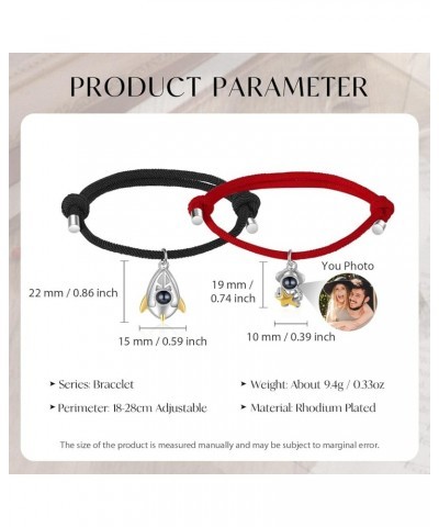 Couple Projection Bracelet Personalized Couple Bracelet With Picture Inside Couple Matching Bracelet Personalized Photo Proje...