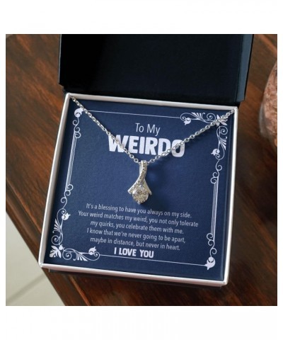 Female Best Friend Gift Ideas - Womens Pendant Necklaces with Message Cards, TwoTone Box AlluringBeauty-Weirdo $31.60 Necklaces