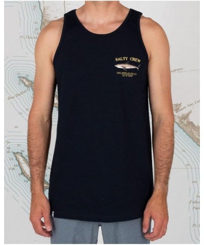 Bruce Tank Navy $16.80 Clothing