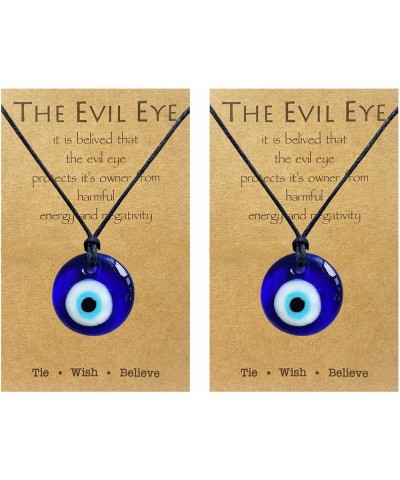 Evil Eye Necklace Turkish Blue Eye Necklace for Women Lucky Protection Necklace Evil Eye Jewelry for Teen Girl Gifts Trendy S...