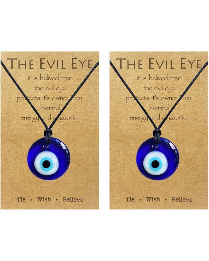 Evil Eye Necklace Turkish Blue Eye Necklace for Women Lucky Protection Necklace Evil Eye Jewelry for Teen Girl Gifts Trendy S...