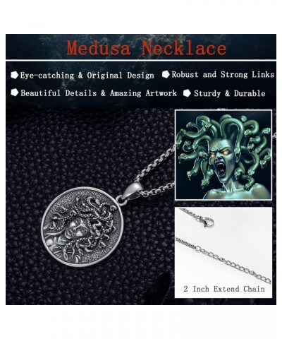 925 Sterling Silver Mythology | Paganism | Egyptian Necklace Jewelry Gift for Men Women with 2mm 22+2 IN Rolo Chain (with Gif...