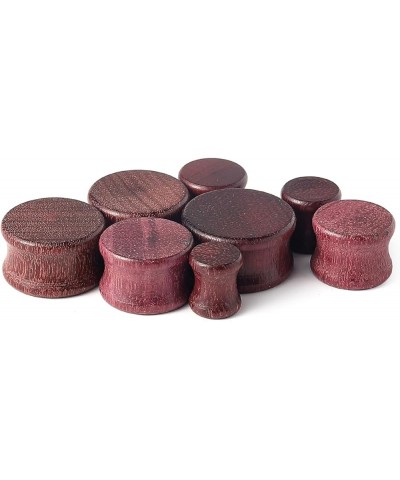 2 Pairs of Solid violet Wood Ear Plugs Double Flare Saddle Stretching Gauges Expander 8mm-20mm 2 Pairs (8mm, 10mm) $7.49 Body...