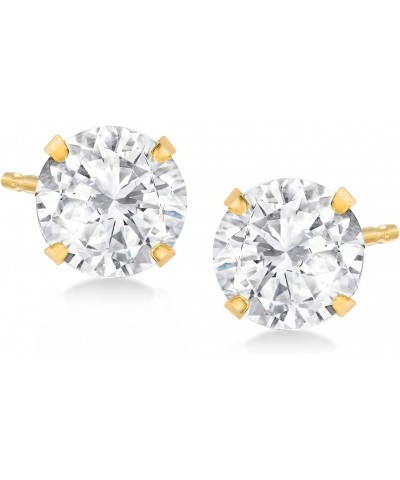 4.50 ct. t.w. White Topaz Martini Stud Earrings in 14kt Yellow Gold $69.30 Earrings