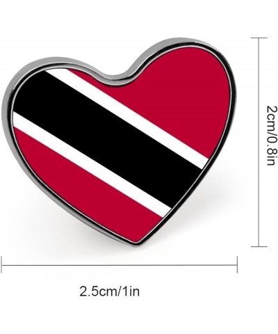 Pin and Lapel Pin Jamaica Flag Jamaica Flag Country Flag Brooch Heart-Shaped Badge Brooch Men Women Costume Accessory Love Fo...