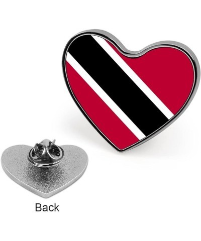 Pin and Lapel Pin Jamaica Flag Jamaica Flag Country Flag Brooch Heart-Shaped Badge Brooch Men Women Costume Accessory Love Fo...